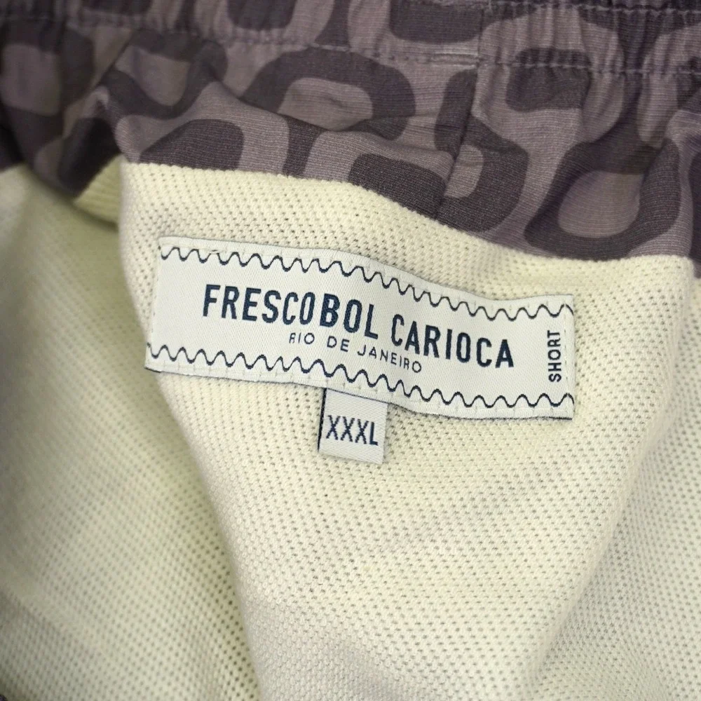 Frescobol Carioca Swim Shorts Mens XXXL Purple Geometric Copacabana Print